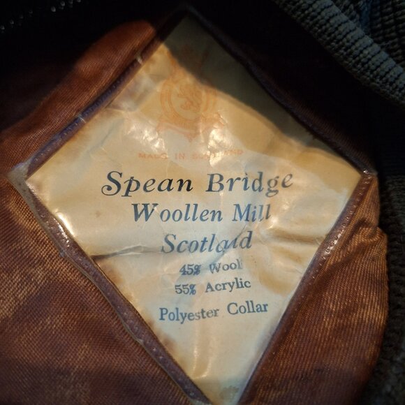 Vintage Autofit Brown Plaid Wool Blend Newsboy Cap Cabbie Hat Made In Scotland - Picture 4 of 7